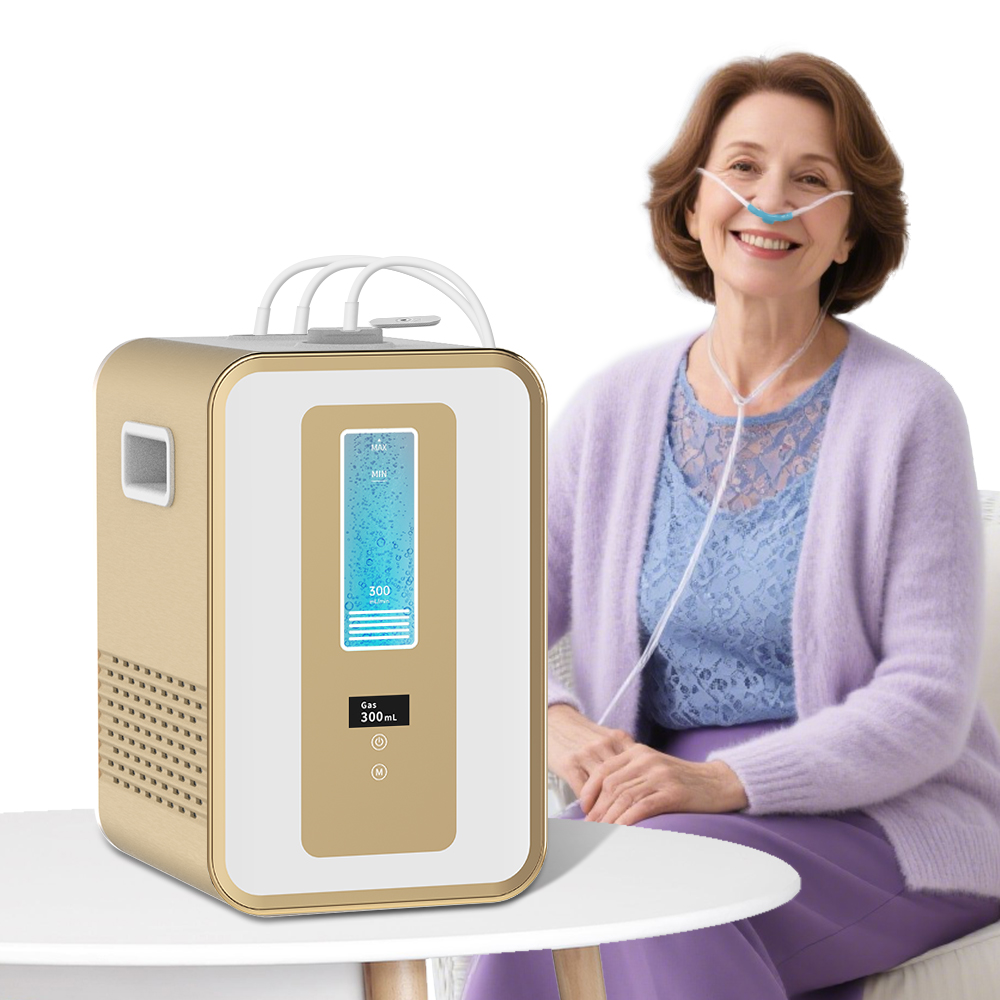 Cawolo 300 ミリリットル水素水生成器水素吸入機 H2 O2 HHO ダブルアウトレット水素吸入器呼吸装置