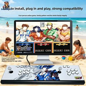 ベストセラーのPandora Box 26800オールインワンゲームコンソール、HDMIとVGA出力付きデュアルプレイヤーレトロゲームコントローラー、子供向けビデオゲームコンソール。