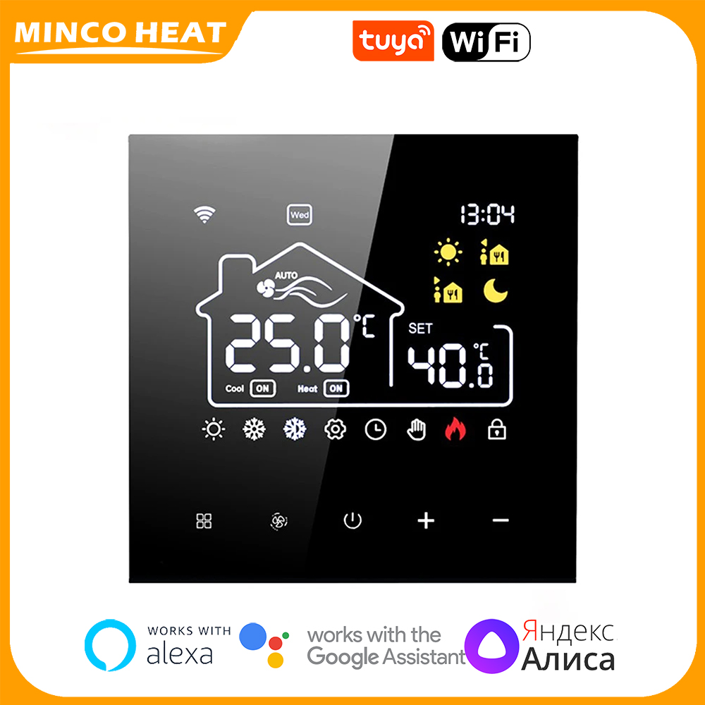 MincoHeat スマート Tuya Wifi サーモスタット セントラル エアコン