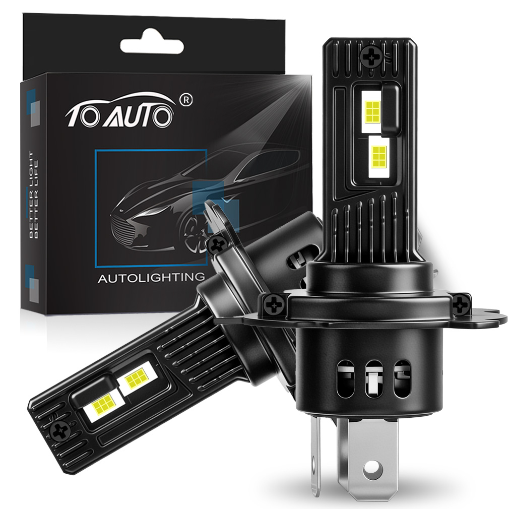 TOAUTO H4 LED ヘッドライト電球 H11 H7 9005 9006 LEDLights 車 Canbus エラーなし 100 ワット 30000LM 6000 K 自動ターボランプ 12V