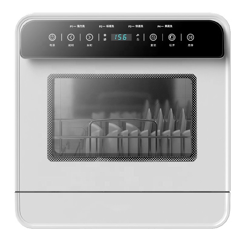 コンパクト自動電気キッチンステンレス鋼カウンタートップスマートミニポータブル食器洗い機家庭用食器洗い機