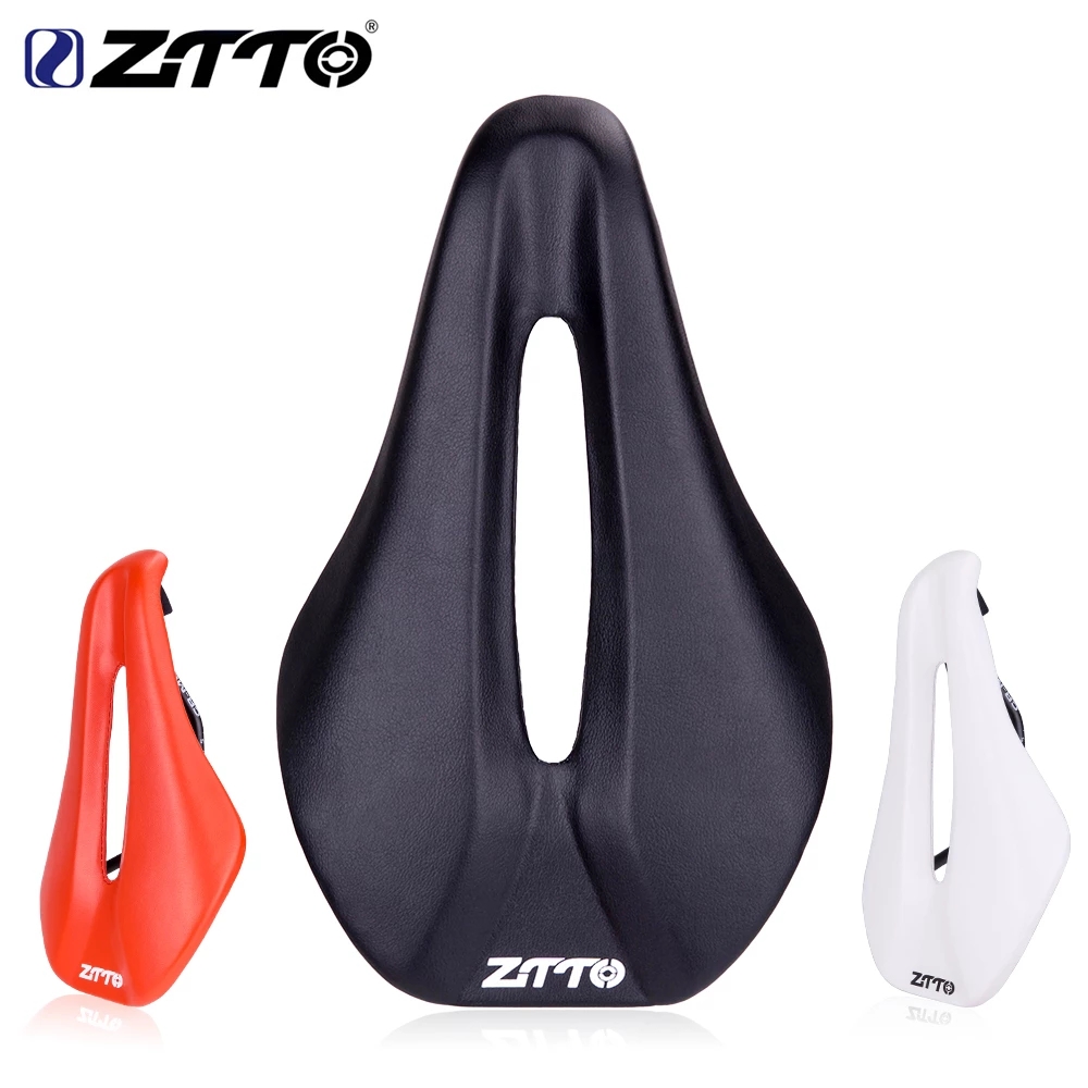 ZTTO MTB ロードバイクサドル自転車人間工学に基づいたショートノーズデザインサドル幅広で快適な長距離旅行 146 ミリメートル超軽量 TT シート中空