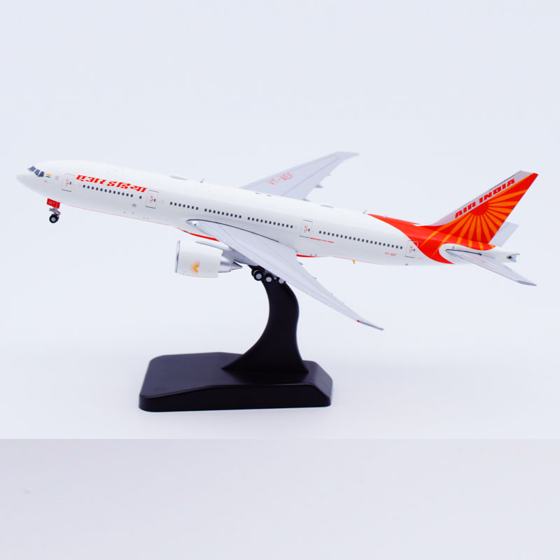LH4341 合金コレクター飛行機ギフト JC ウィング 1:400 エア・インディア スターアライアンス ボーイング B777-200(LR) ダイキャスト航空機ジェット モデル VT-AEF