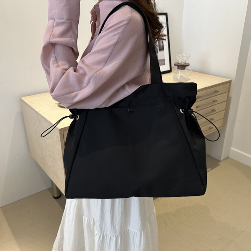 キャンバス ナイロン トートバッグ 巾着付き 大容量 ハンドバッグ 財布 デイリー カジュアル ハンドバッグ ショルダーバッグ 女性 通勤用