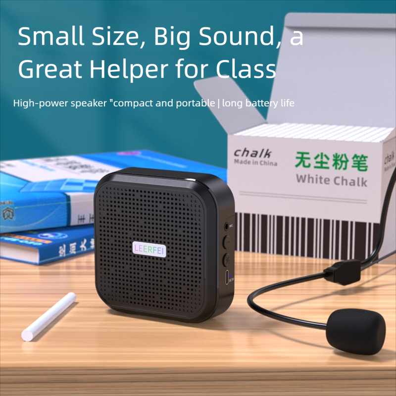 Bluetooth メガホン K03 ヒューヒュー音のない大音量、バッテリー寿命が長い教師やツアーガイド向けの小型ポータブル スピーカー