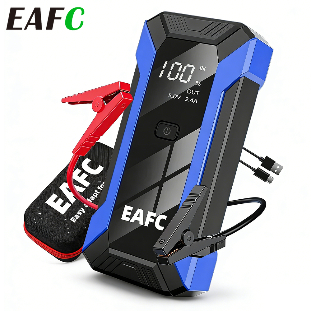 EAFC 車バッテリーパワーバンクジャンプスターター 2000A/1200A/600A スターター緊急ブースター 12V 始動装置ジャンプスターターバスター
