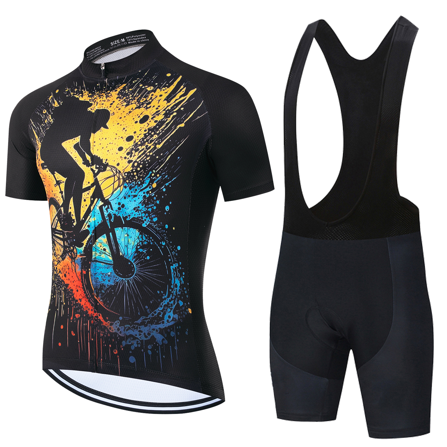 2026 サイクリング服 Mtb 男性衣類機器男プロフェッショナルシャツショーツ男性ジャンパー夏のバイクジャージよだれかけ男性の Tricuta