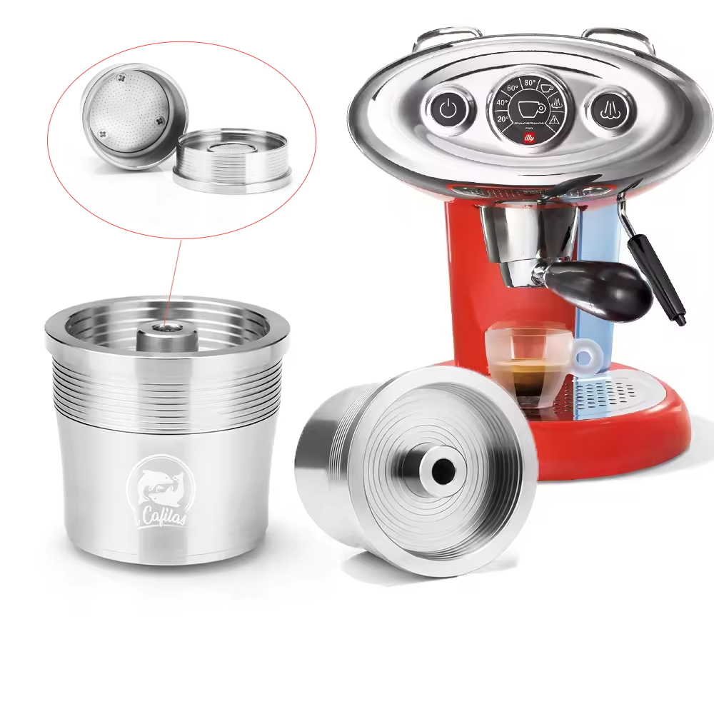 イリーエスプレッソマシン X7.1 X8 X9 IllY3 IllY1.1 IllY5 再利用可能なコーヒーカプセル詰め替えポッド
