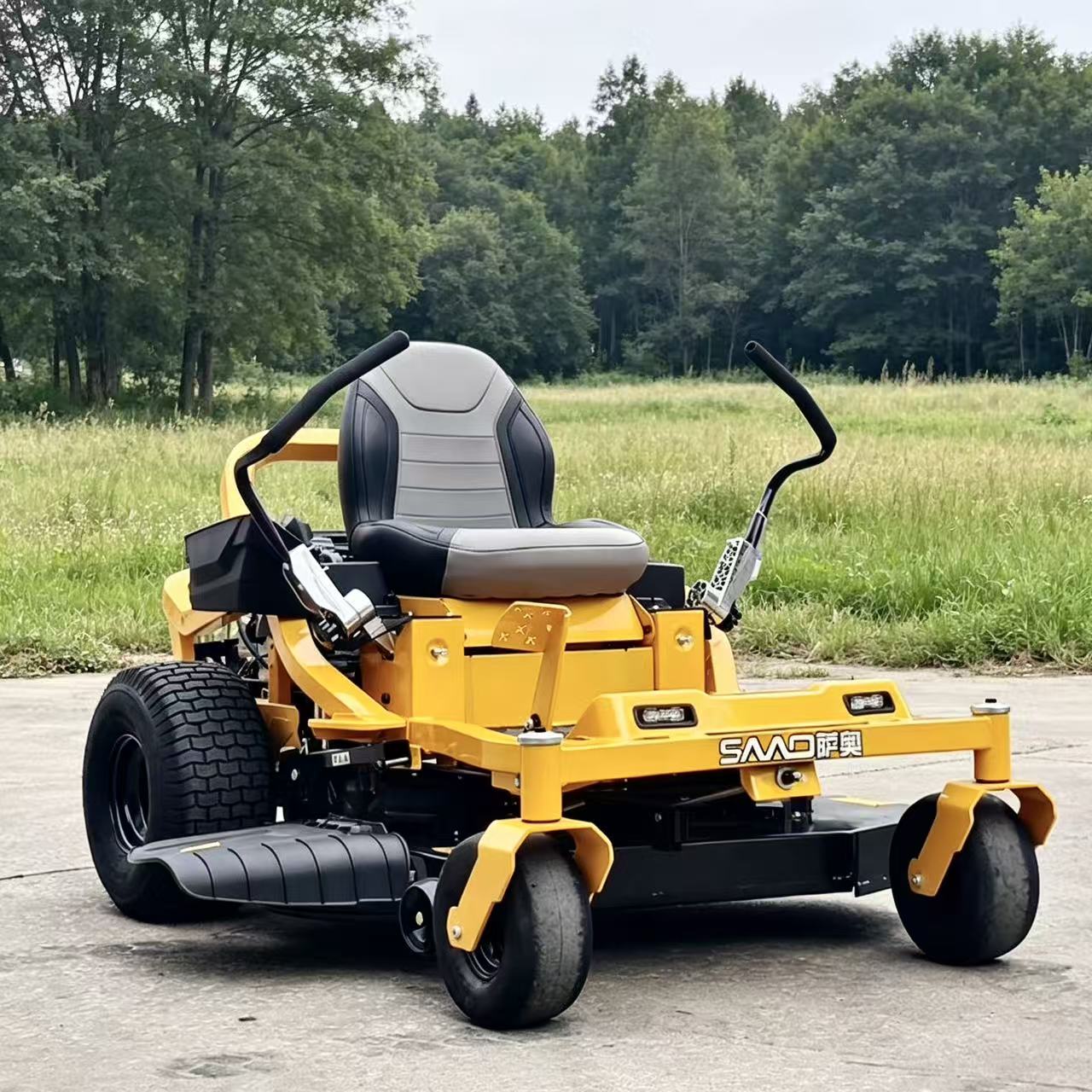 ユニバーサル乗用芝刈り機 フロントローダー付きエンジン乗用芝刈り機 60 馬力乗用芝刈り機