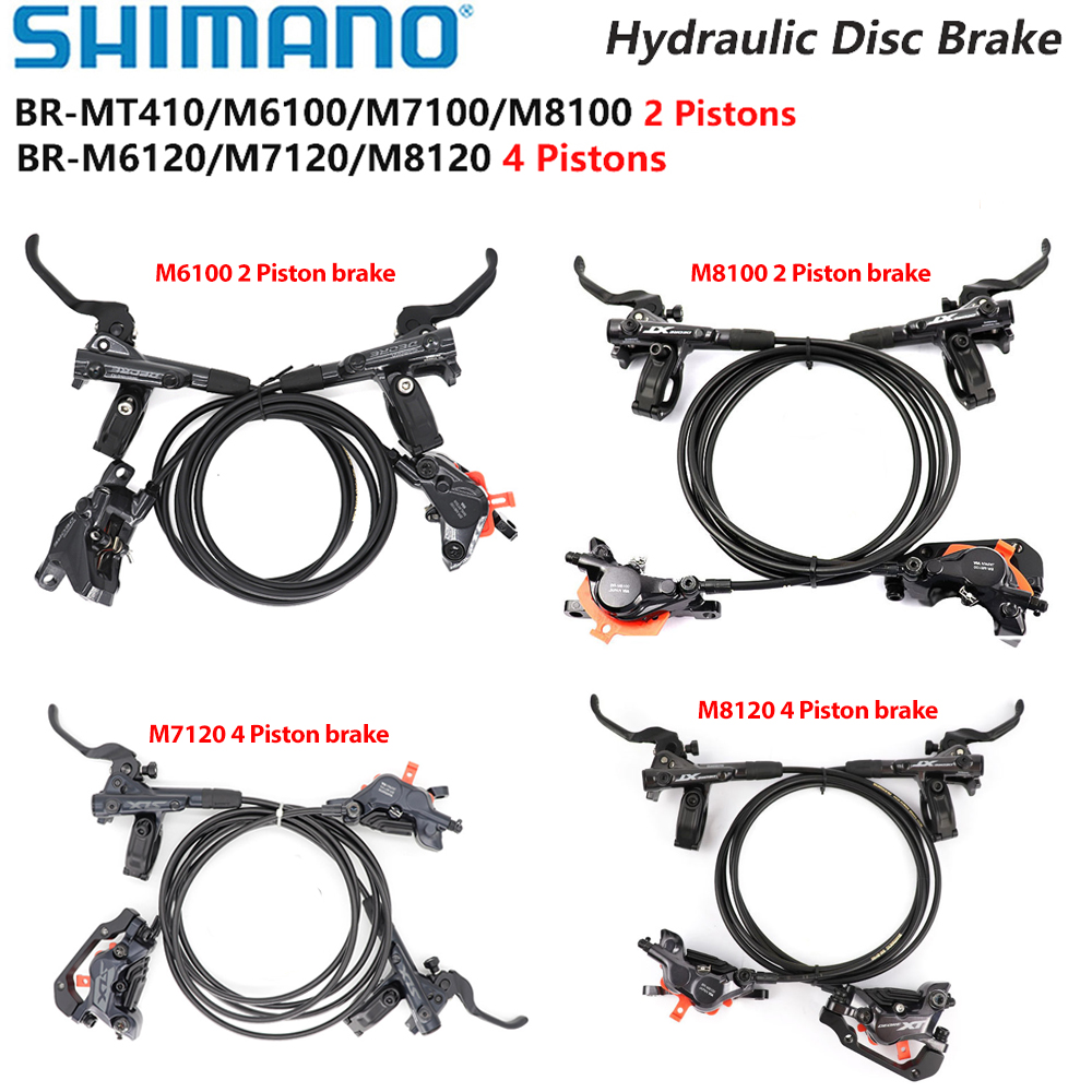 シマノ DEORE SLX XT MT410 M6100 M7100 M8100 M6120 M7120 M8120 MTB バイク油圧ディスクブレーキセット左