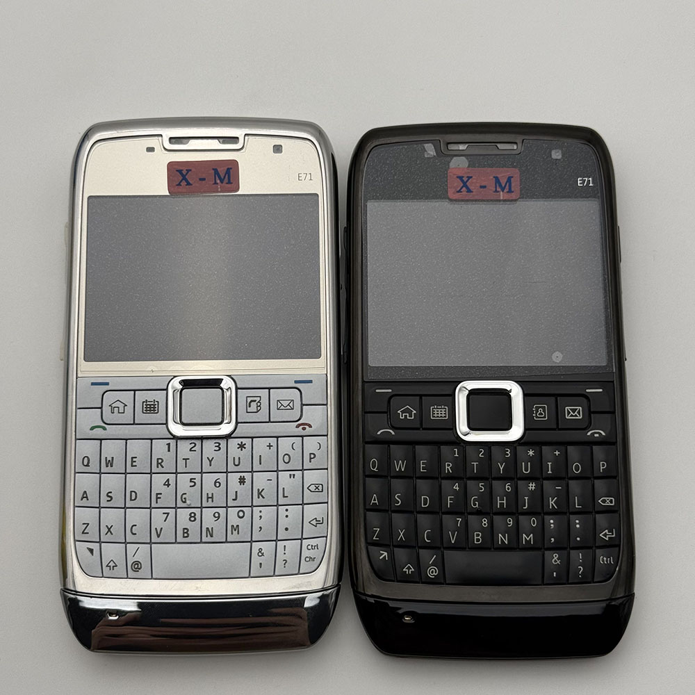 オリジナル E71 ロック解除モバイル携帯電話 GSM 2 グラム 3 グラム QWERTY ロシア語アラビア語ヘブライ語キーボード携帯電話