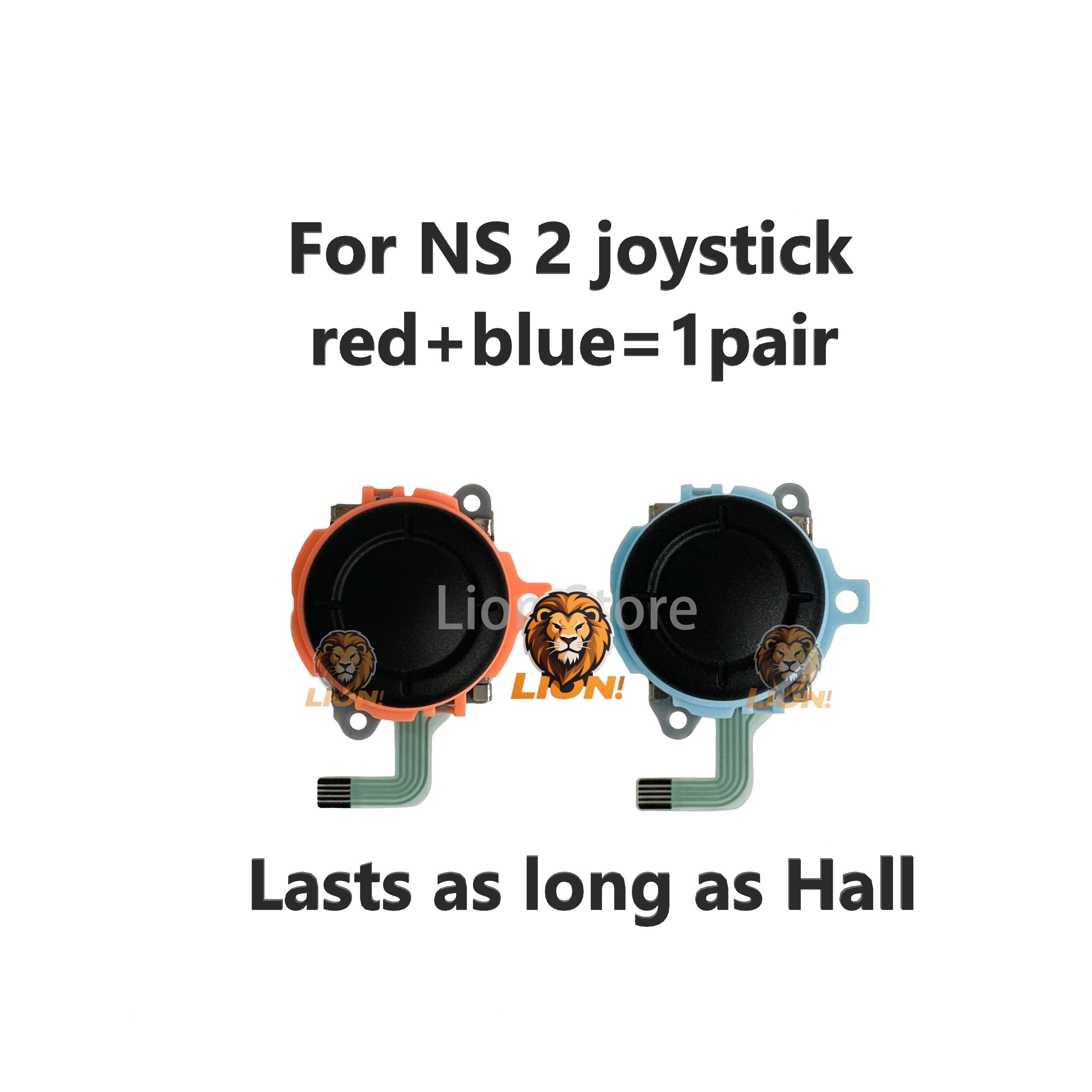 2 ペア-100 ペア/ロット NS2 コントローラージョイコンサムスティックの修理または交換スイッチ 2 3D ジョイスティック左右のジョイスティック