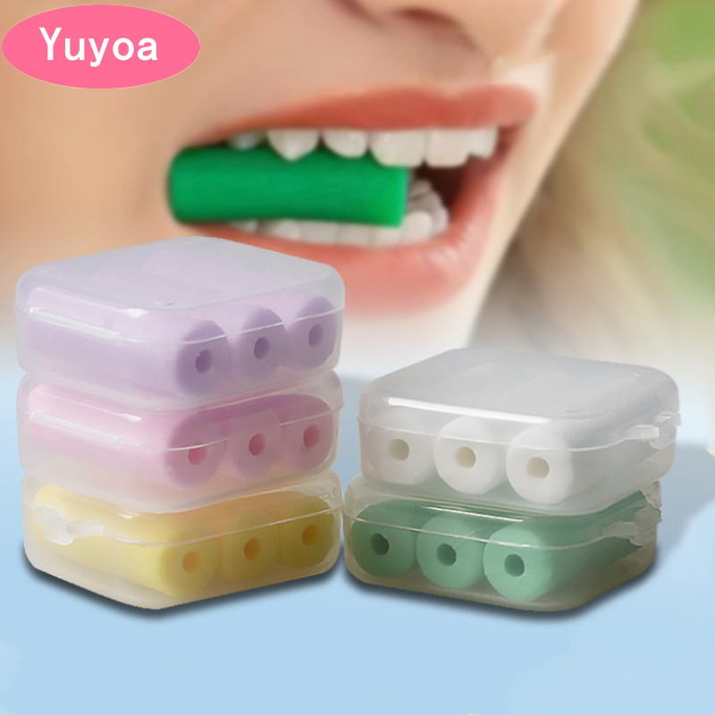 20 × 3 ピース/セット歯科矯正アライナーチューイーシリコーン歯スティック咬合歯咀嚼アライナー目に見えないブレースアライナー歯科ラボ