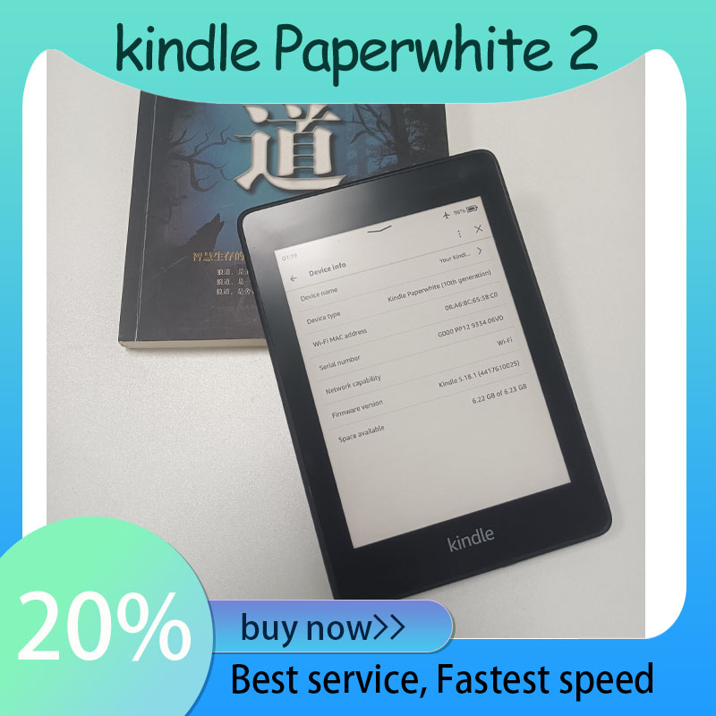 Original kindle Paperwhite2/3/4 ebook eink reader 6in touch screen ereader Built-in frontlight электронная книга