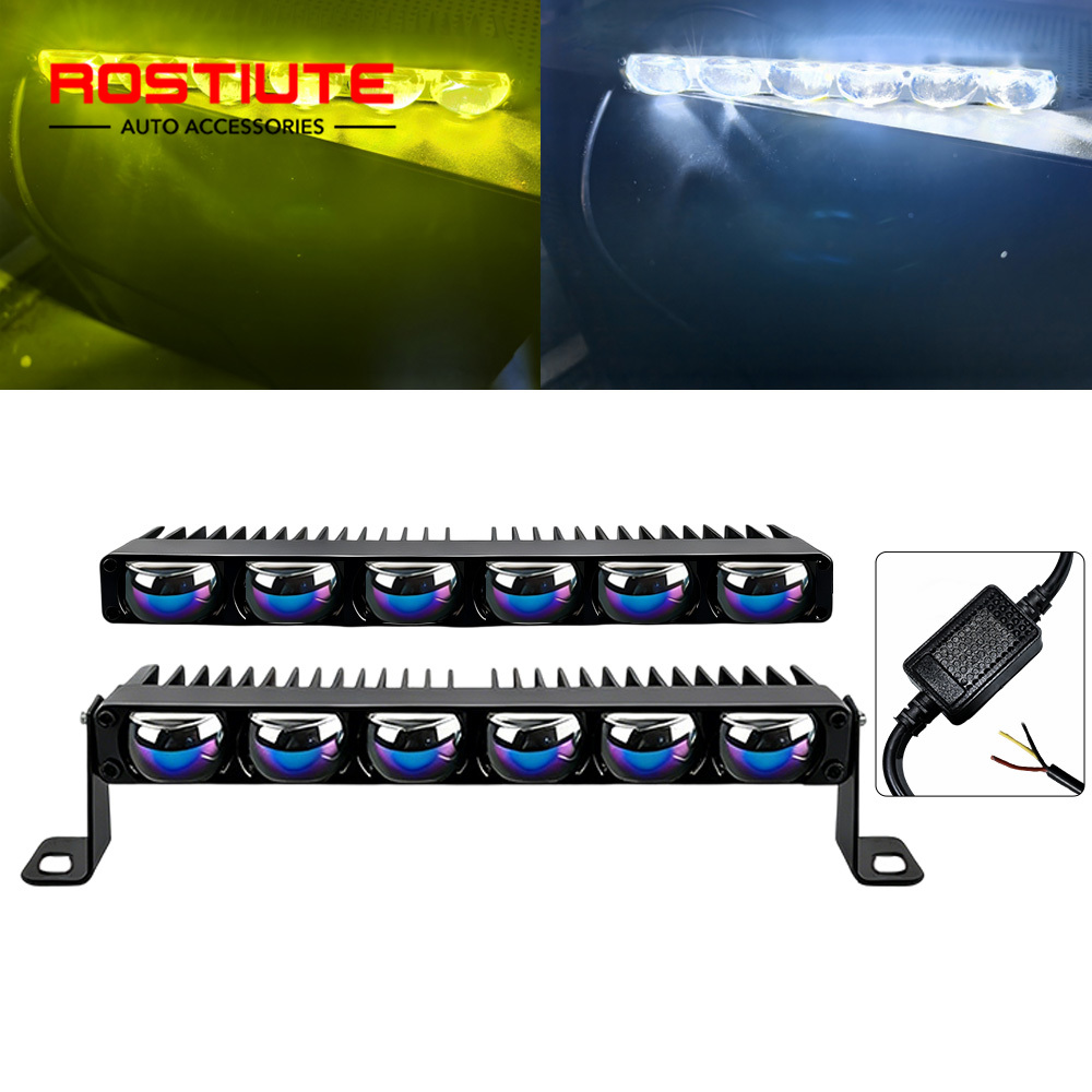 スリムカー Led バー 12V 24V ヘッドライト長距離 LED スポットライト高低ビーム補助フォグランプ車両 4X4 オフロードグリル