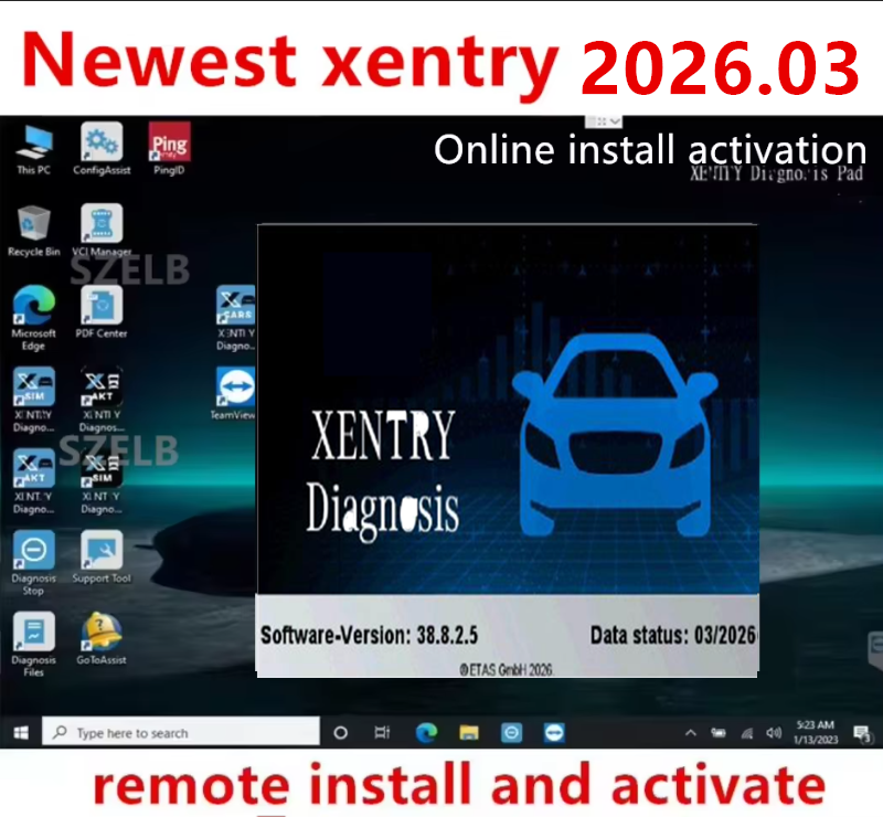Newest Xentry 2026.03 Full Software For Openport J2534 For Be/Nz Program Diagnostic Software Free Installation