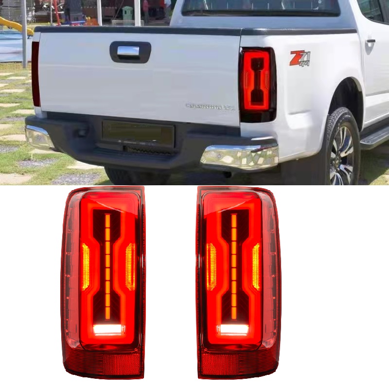 自動外装リアテールランプシボレーコロラド S10 2018-2022 リアライト Led リバースブレーキターンシグナルライト
