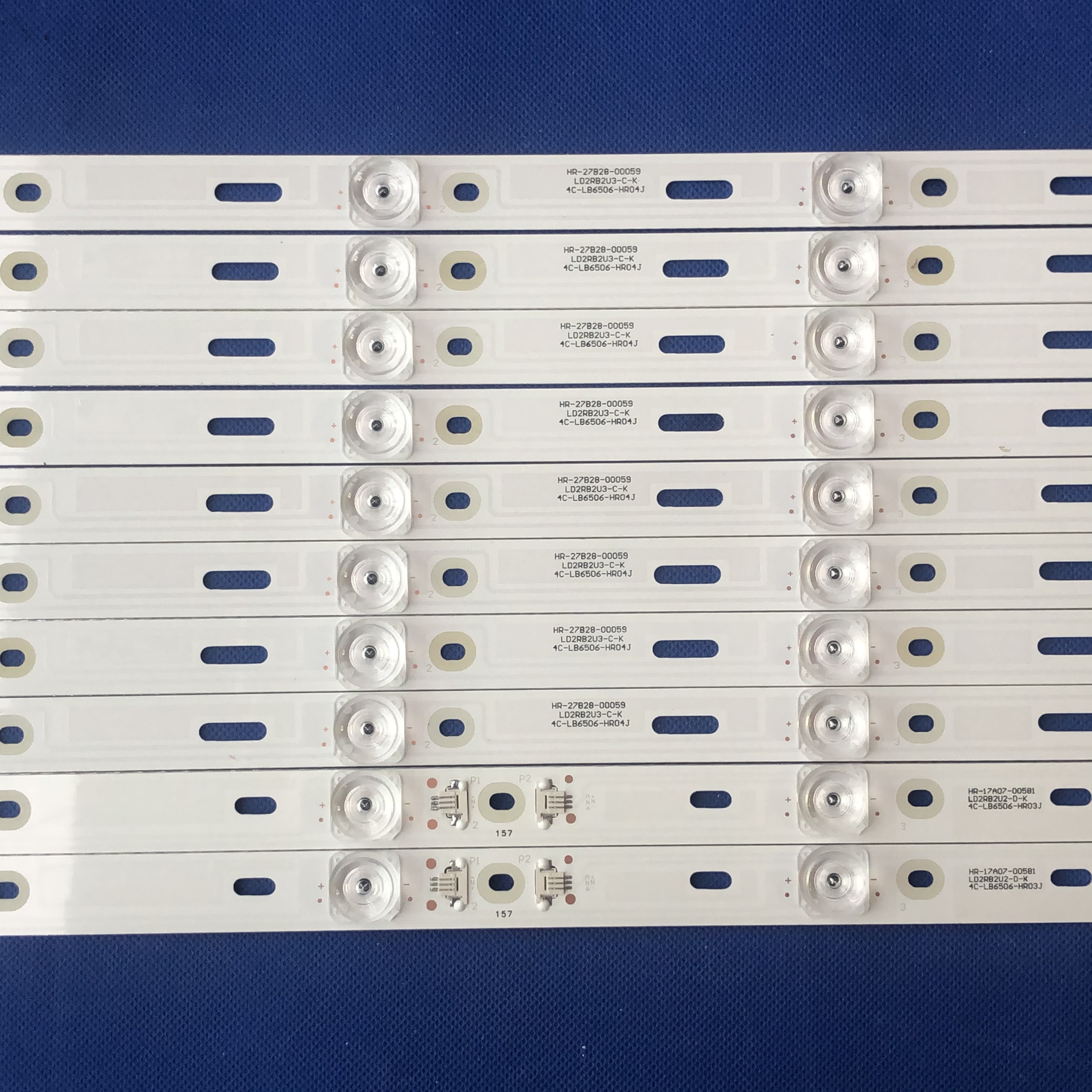 10 個 LED ストリップ 4C-LB6506-YH03J YH02J 65N3 65P3 65U6780C 65UC6006S 65UC6586 65UC6016 65UC6106 65UC6596 65UE6596 U65P6096