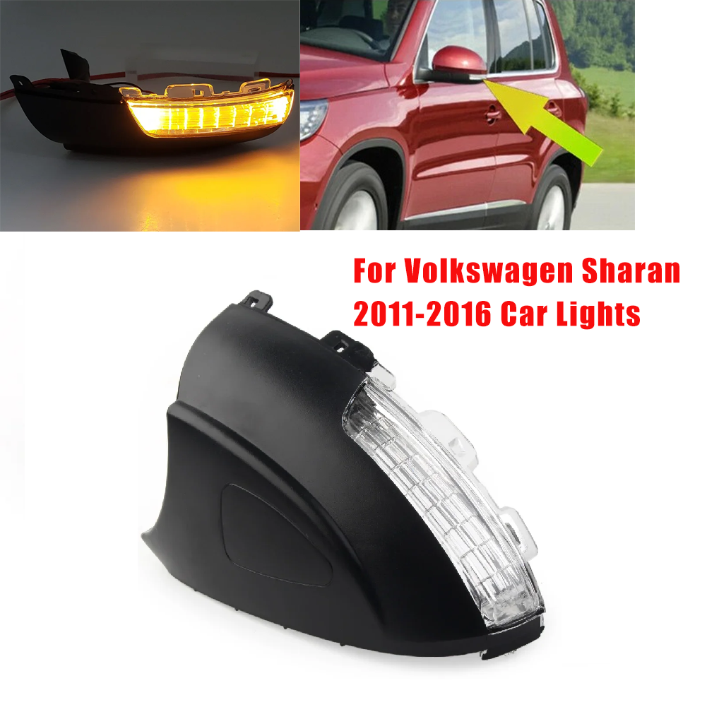 Vw ティグアン 2008-2016 車左側リアビューミラーターンシグナルライト 5N0949101B フォルクスワーゲンシャラン 2011-2016 車のライト