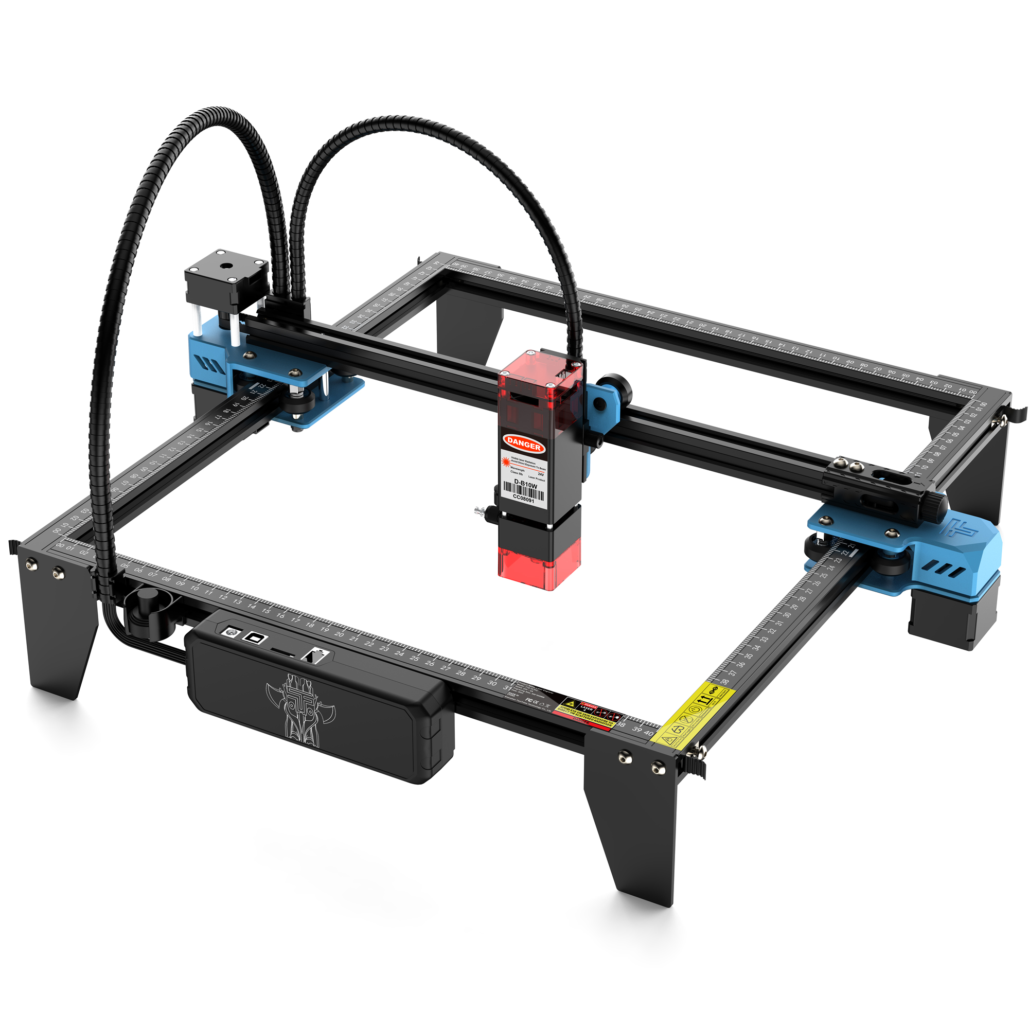 TwoTrees TTS-10 プロレーザー彫刻機 40 ワット/80 ワットアプリ Wifi 制御金属レーザー彫刻アクリル木材 CNC 切断機