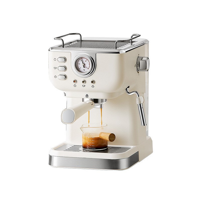 Semi-automatic Home and Office High-pressure Concentrated Steam Milk Foam Coffee Pot кофемашина полуавтоматическая