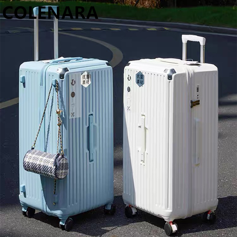 COLENARA 大容量厚い荷物バッグ学生男性と女性の 5 輪衝撃吸収旅行ローリングスーツケース