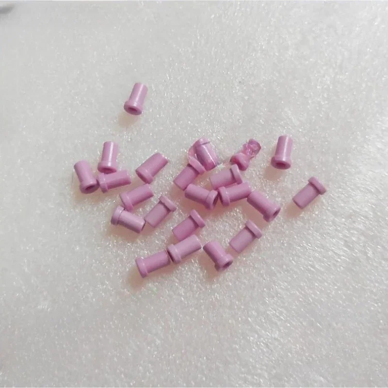 20個 工業用セラミックスレッドガイド - 繊維機械用磁器アイレット 6×12×3mm (OD6/ID3/H12)