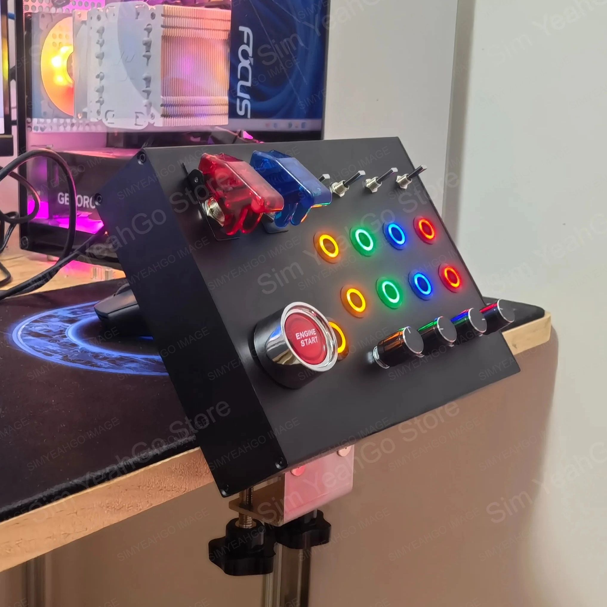 PC Simracing センターコントロールボックスユーロトラック Thrustmaster Simagic Logitech G29 Fanatec ステアリングホイール PC レーシングゲーム用