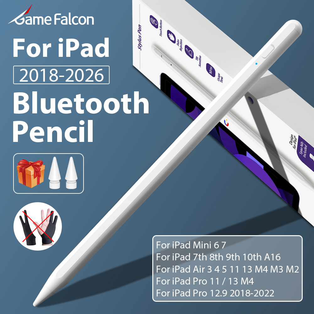 Apple Pencil ための iPad Air 11 M4 M3 M2 5 4 A16 Pro 13 11th M5 12.9 スタイラスペン 10 9 9th 10th 世代ミニ 6 7 Bluetooth タッチペン