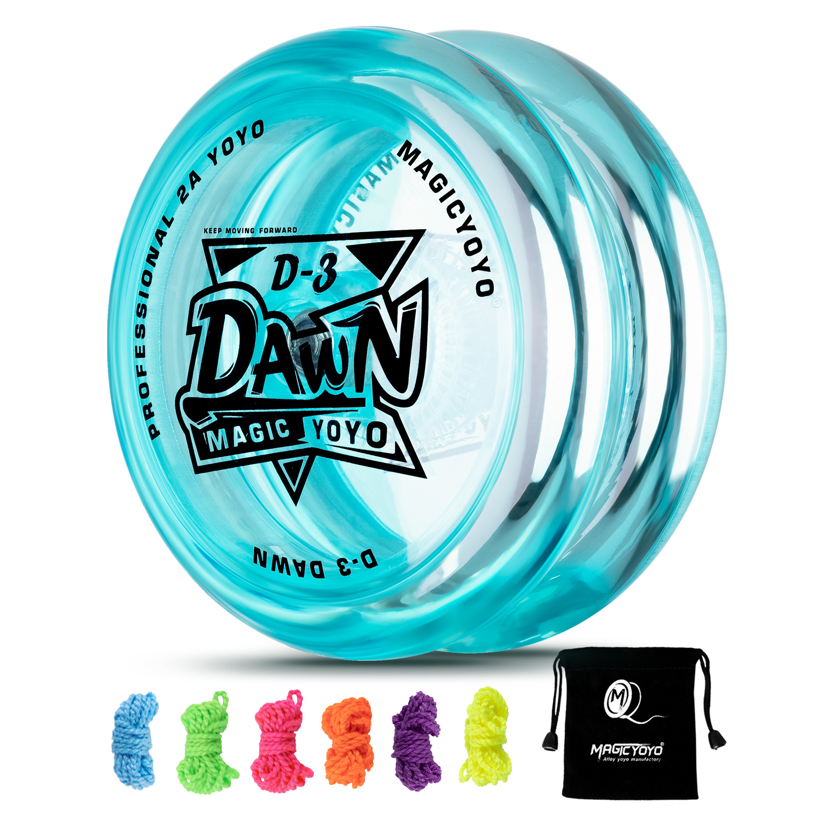 MAGICYOYO D3 子供用初心者ヨーヨー、ヨーヨーストリング6本付きプロフェッショナルルーピングヨーヨー、ヨーヨーバッグ、グローブ