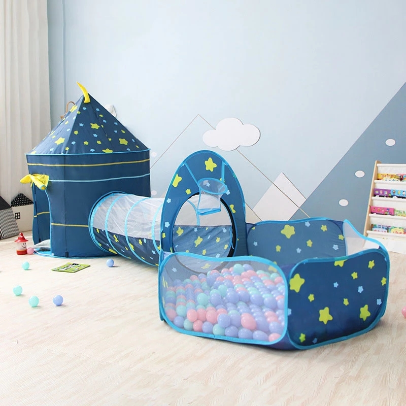 男の子女の子テントハウスおもちゃボールプールポータブル子供ティピテントクロールトンネルプールボールピットハウス子供取り外し可能なテントギフト