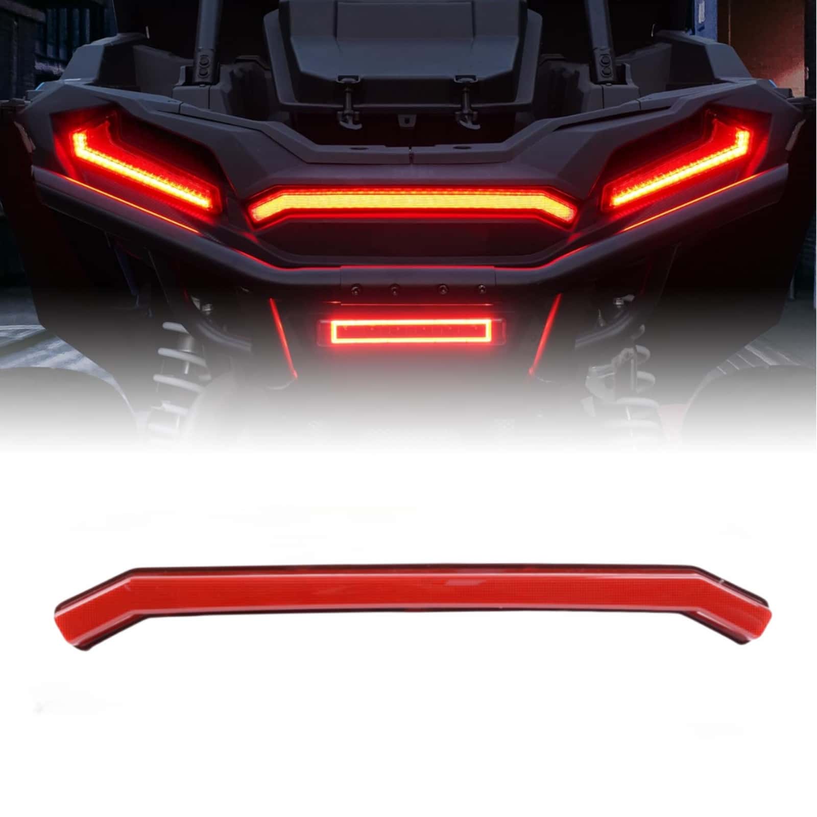 ATV UTV LED センターテールランプブレーキライト 2413431 レッドポラリス RZR ターボ XP 1000 スポーツマン 850 570 450 2017–2023 アクセサリー用