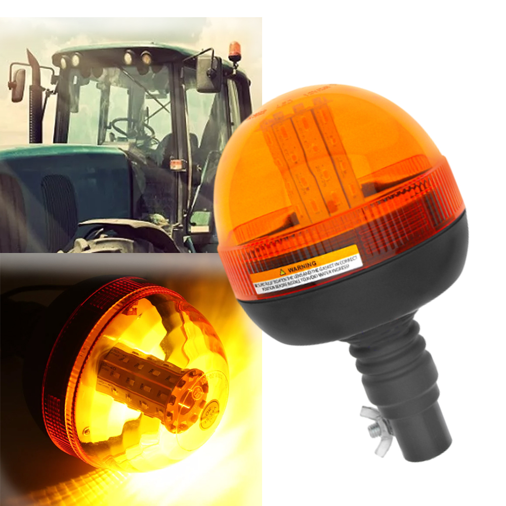 12V-24V 40LEDs 車点滅ビーコン回転警告灯緊急ストロボランプビーコン林業用トラクタートラック
