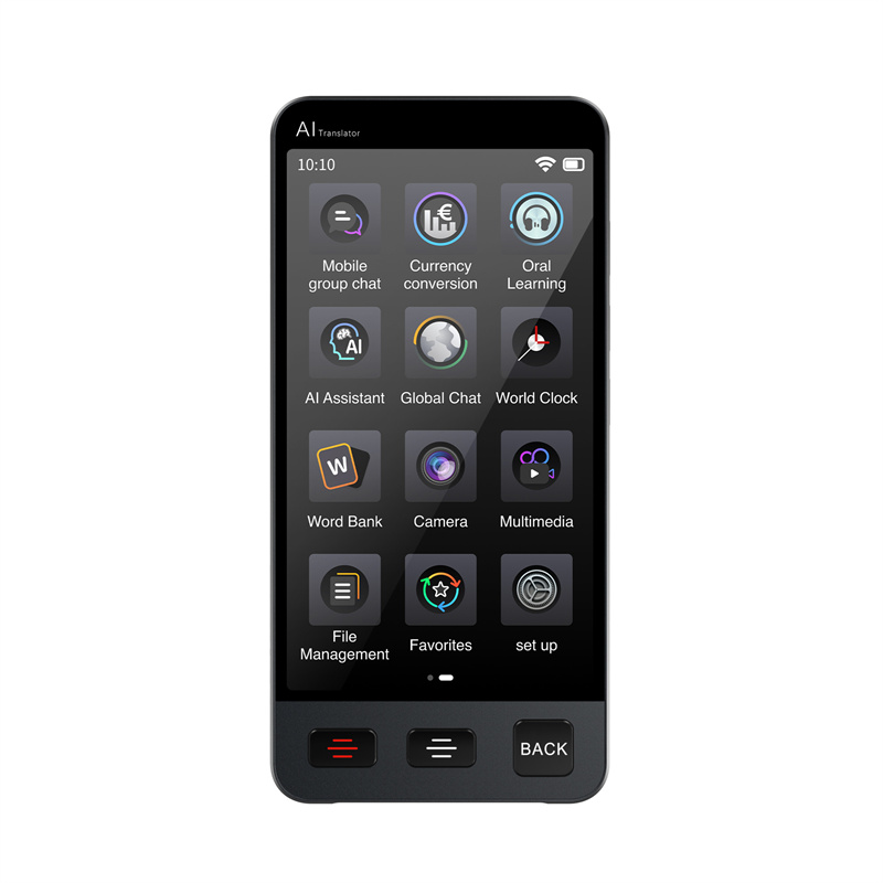 ポータブル M80 Pro 翻訳デバイス 4.02 インチ大画面 142 言語音声インテリジェントリアルタイム翻訳オフライン翻訳