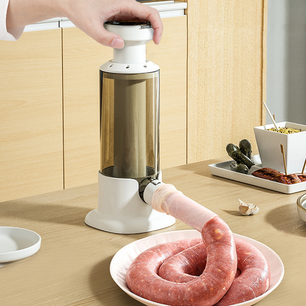 4 サイズの詰め物チューブ付き手動ソーセージ詰め物ソーセージ肉詰め物業務用家庭用ソーセージ詰め物機