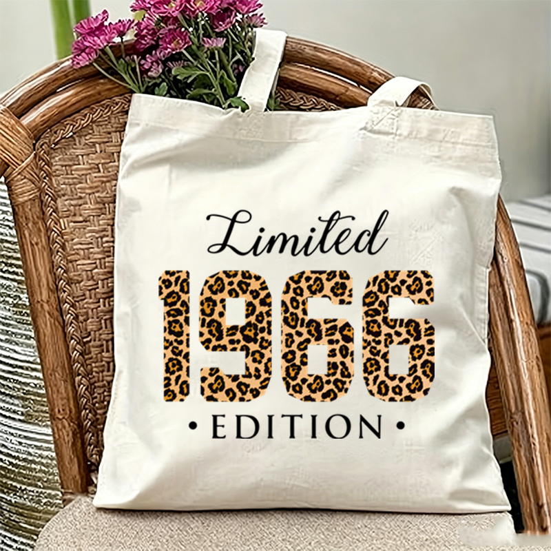 楽しい 1966 誕生日年レディースハンドバッグ限定版 1960 から 1969 テーマシリーズギフトキャンバストートバッグ
