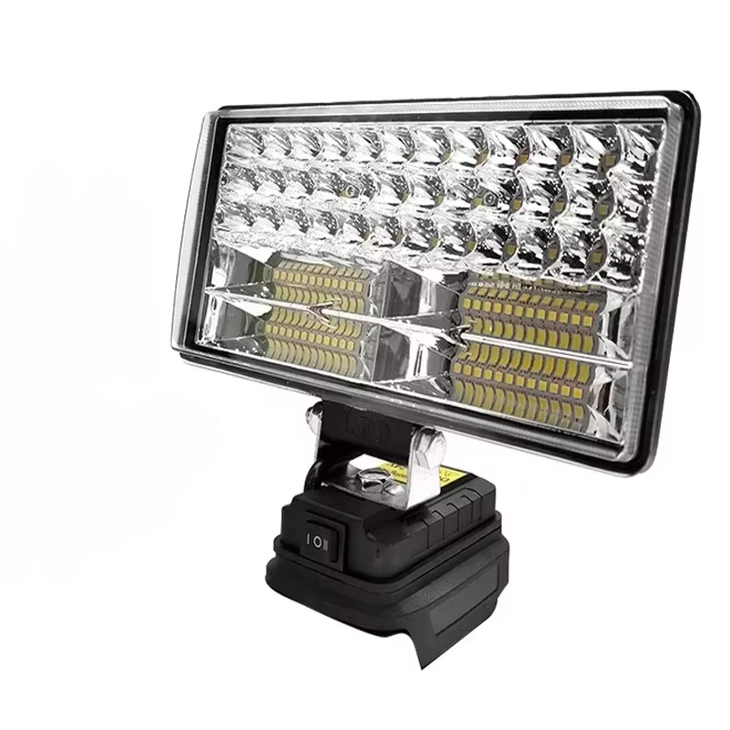 2026 ポータブルワークライトマキタ 18V コードレス 3/4/5/8 インチ投光器懐中電灯 14.4-20V バッテリーランプ BL1830 BL1840 USB