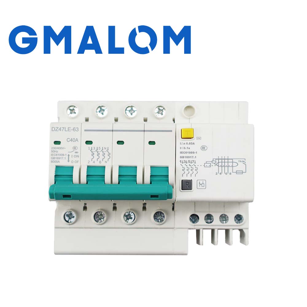 残留電流遮断器 サージ保護装置付きメインスイッチ 1P 2P 3P 3P N 4P AC400V RCBO 避雷 SPD 付き MCB
