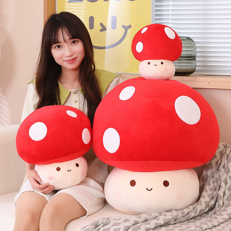 23/30/60 センチメートルかわいいキノコぬいぐるみシミュレーション植物枕素敵なおもちゃ家の装飾睡眠クッションぬいぐるみソフト人形