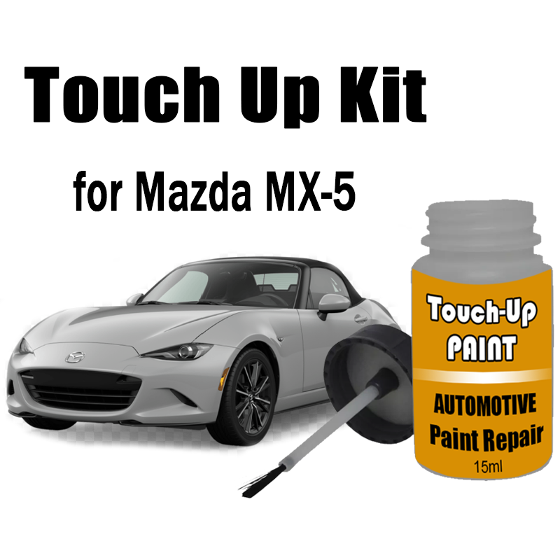 車のタッチアップペイントキット (ブラシ付き) マツダ MX-5 ペイントスクラッチリムーバー車のペイントカーアクセサリー