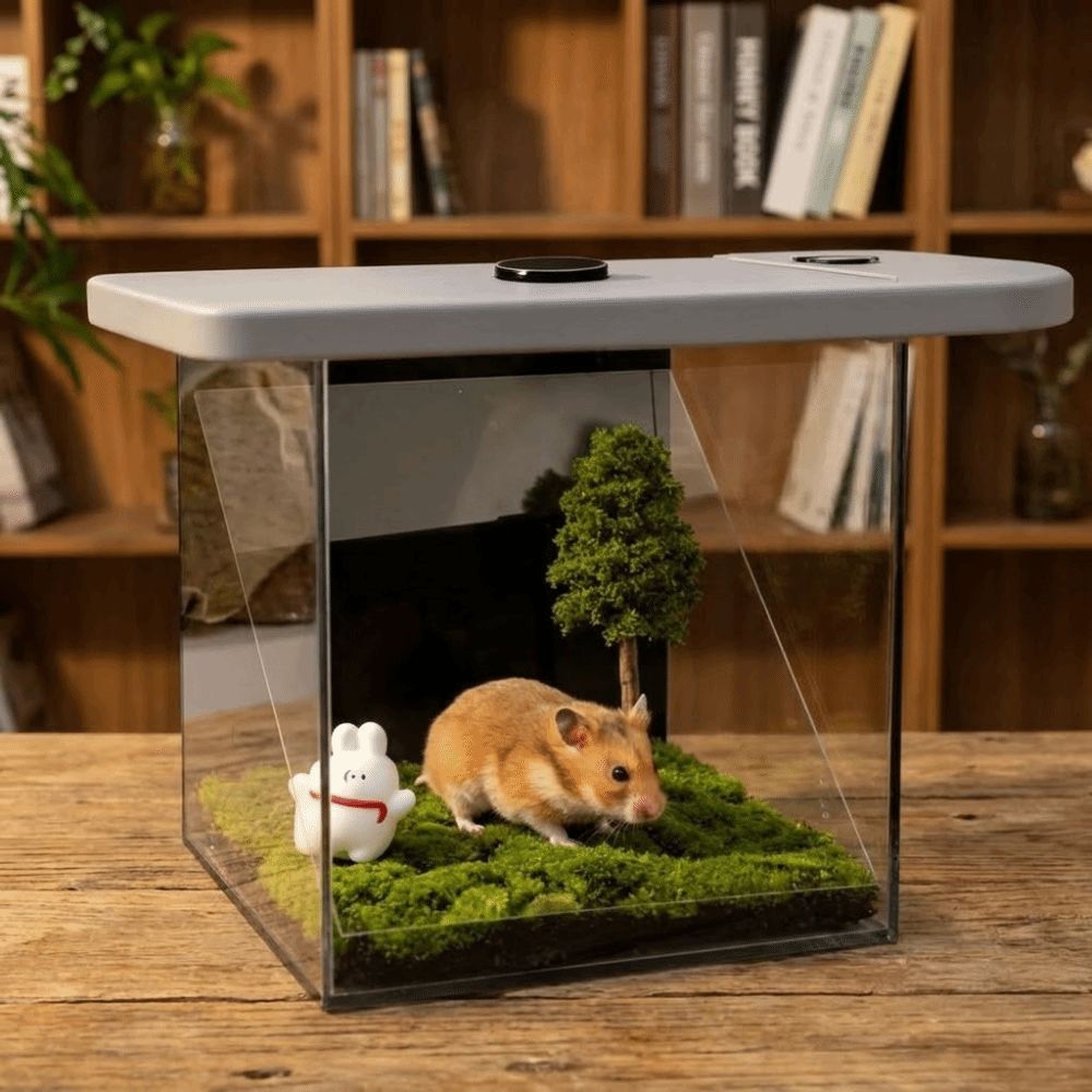 アクリルペットホログラフィックプロジェクション 3D ホログラフィックデジタルプロジェクション 犬プロジェクションボックス メモリアルボックス 3D ペットプロジェクション