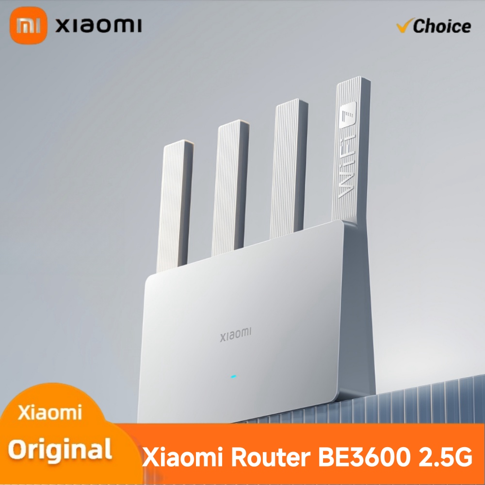 オリジナル Xiaomi ルーター BE3600 新しい WiFi7 2.5 グラムイーサネットポート 3600 Mbps 超高速ネットワークスピード家庭用 Mi ホームアプリで動作