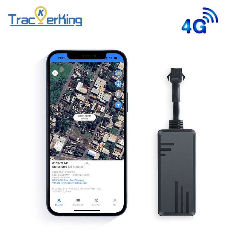 J16 4G 2G TrackerKing GPS トラッカー車の盗難防止リアルタイム追跡デバイス Anatel 認定