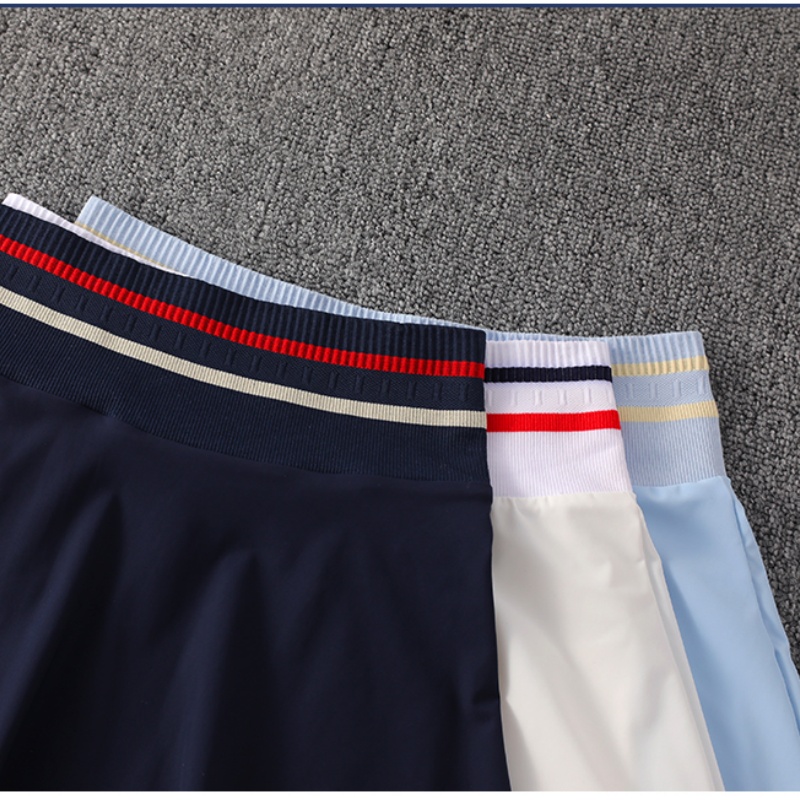 女性用テニススカート。プロのフィットネススポーツランニングショーツ。バドミントン衣装の夏用の速乾性ヨガ衣装。
