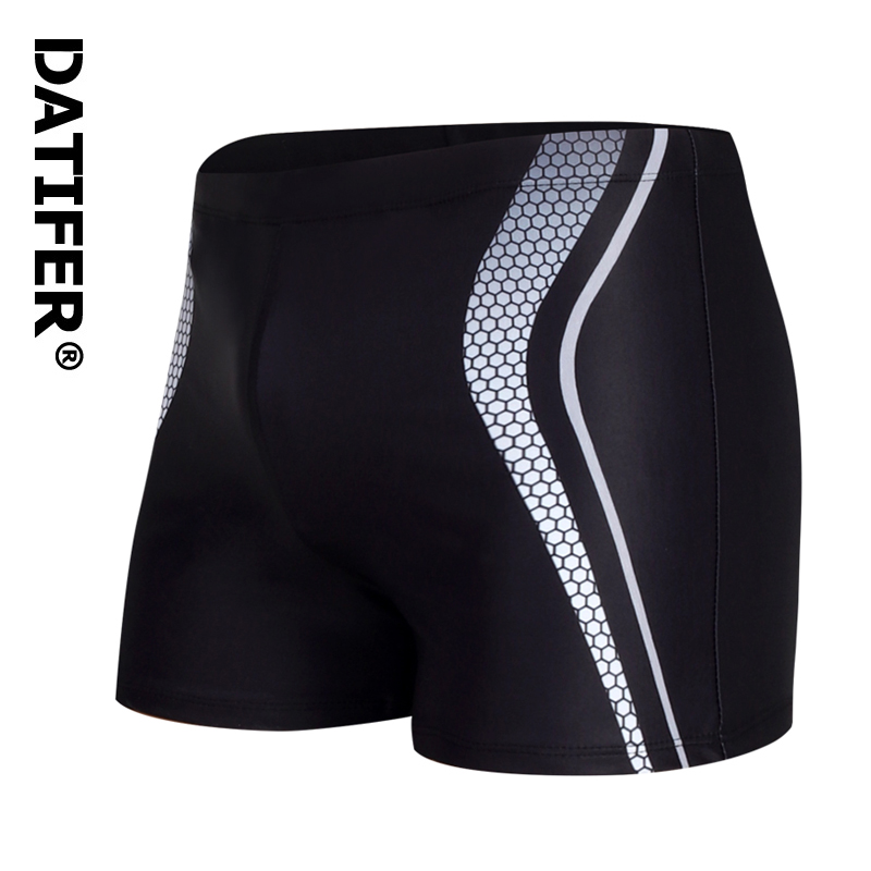 Datifer 新しい水着男性夏のビーチサーフィンファッション水着ボクサーパンツ高品質メンズ水泳パンツパッド付き