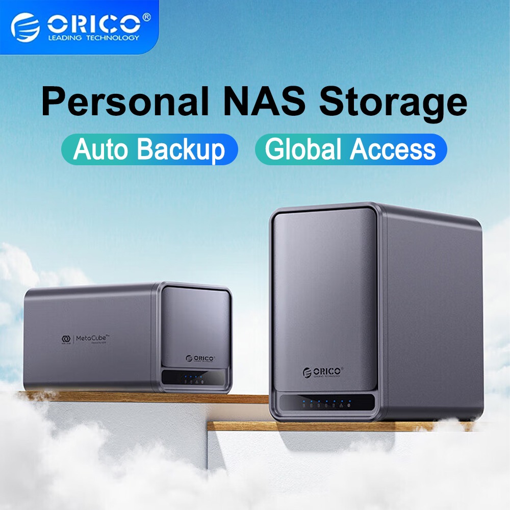 オリコ NAS ストレージ 2/5 ベイパーソナルクラウドネットワークストレージ外部 HD ケースサポートリモートアクセス、共有データ、PC ケース RAID