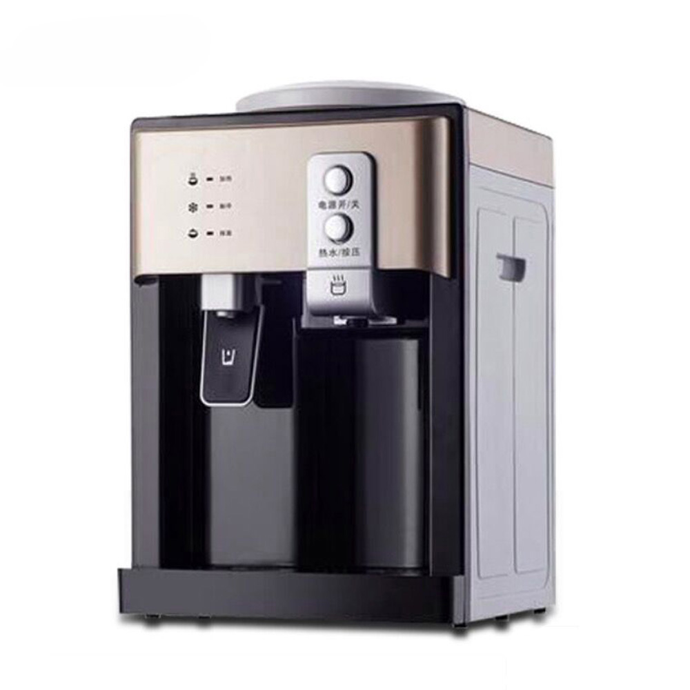 電気新しい電気ウォーターディスペンサーテーブルトップ冷温水クーラーヒーターホームオフィスコーヒーウォーターディスペンサー