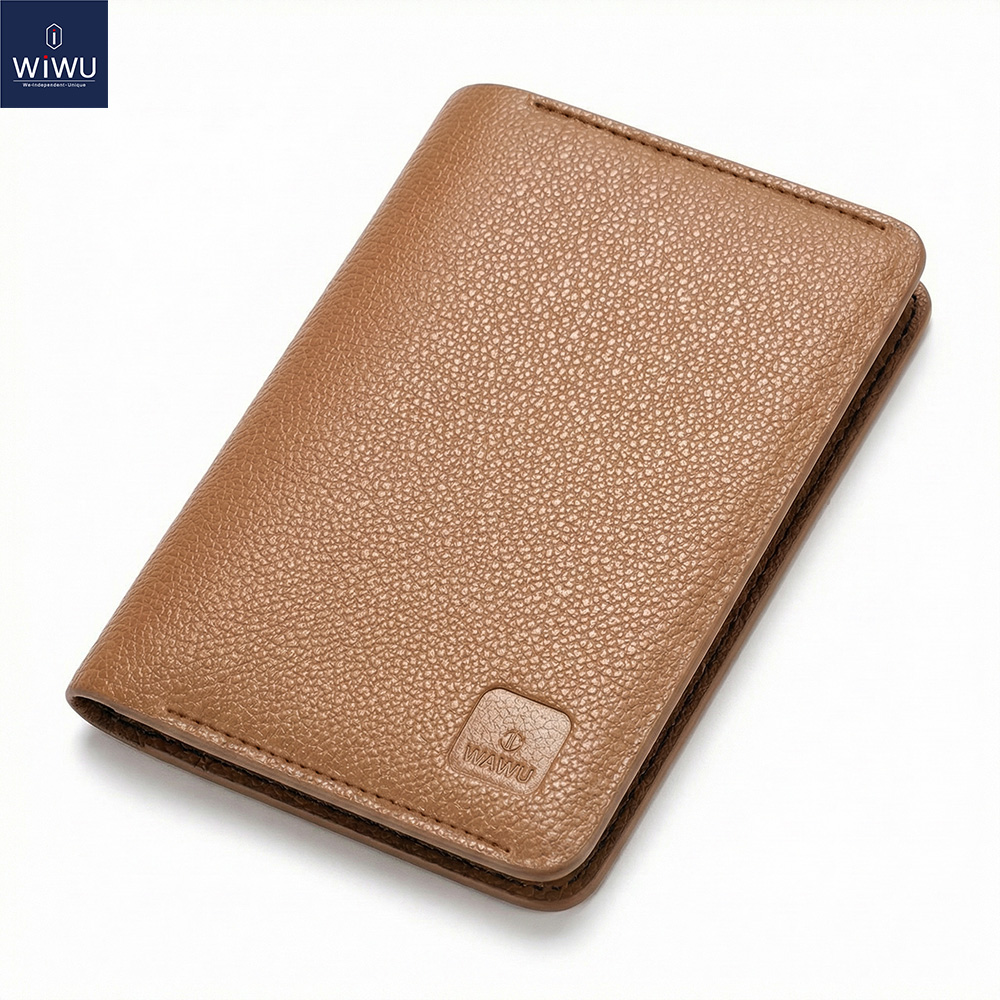 WiWU マスターパスポート財布 RFID スキミング防止 PU レザーポーチバッグ肌に優しい整理バッグ収納キャリーポーチ