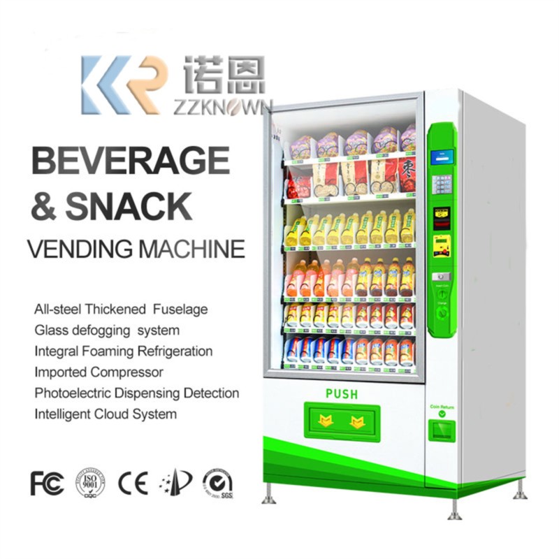 パークドリンク自動販売機大容量コンボキャンディーと食品飲料用スナック自動販売機コンビニエンスストア用