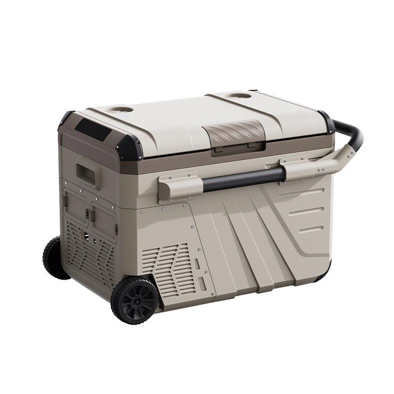 35L スマートパワーオフ超大容量ポータブルプルハンドル付きコンプレッサー車用冷蔵庫